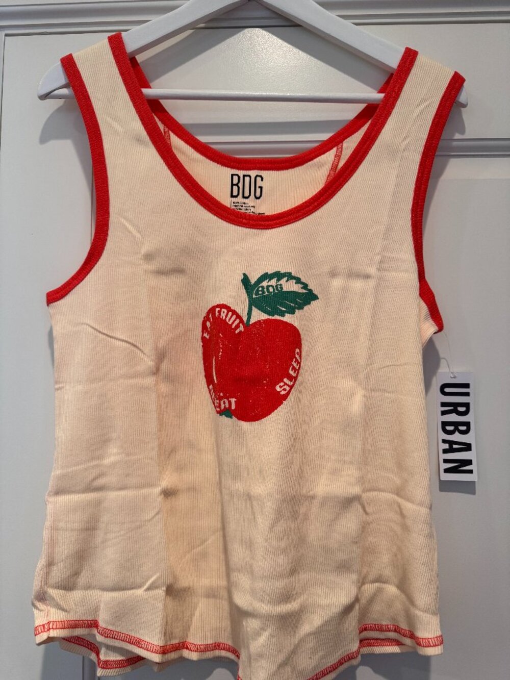BDG by Urban Outfitters Graphic Tank Top with An Apple Size XL